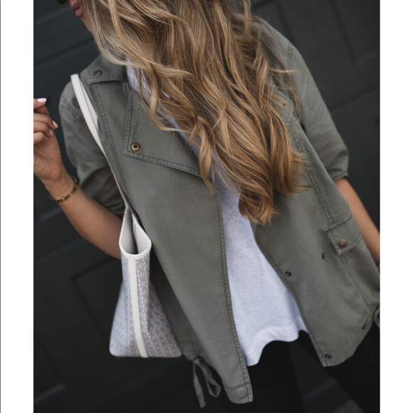 Caslon Jackets & Blazers - Caslon Roll Sleeve Utility Jacket